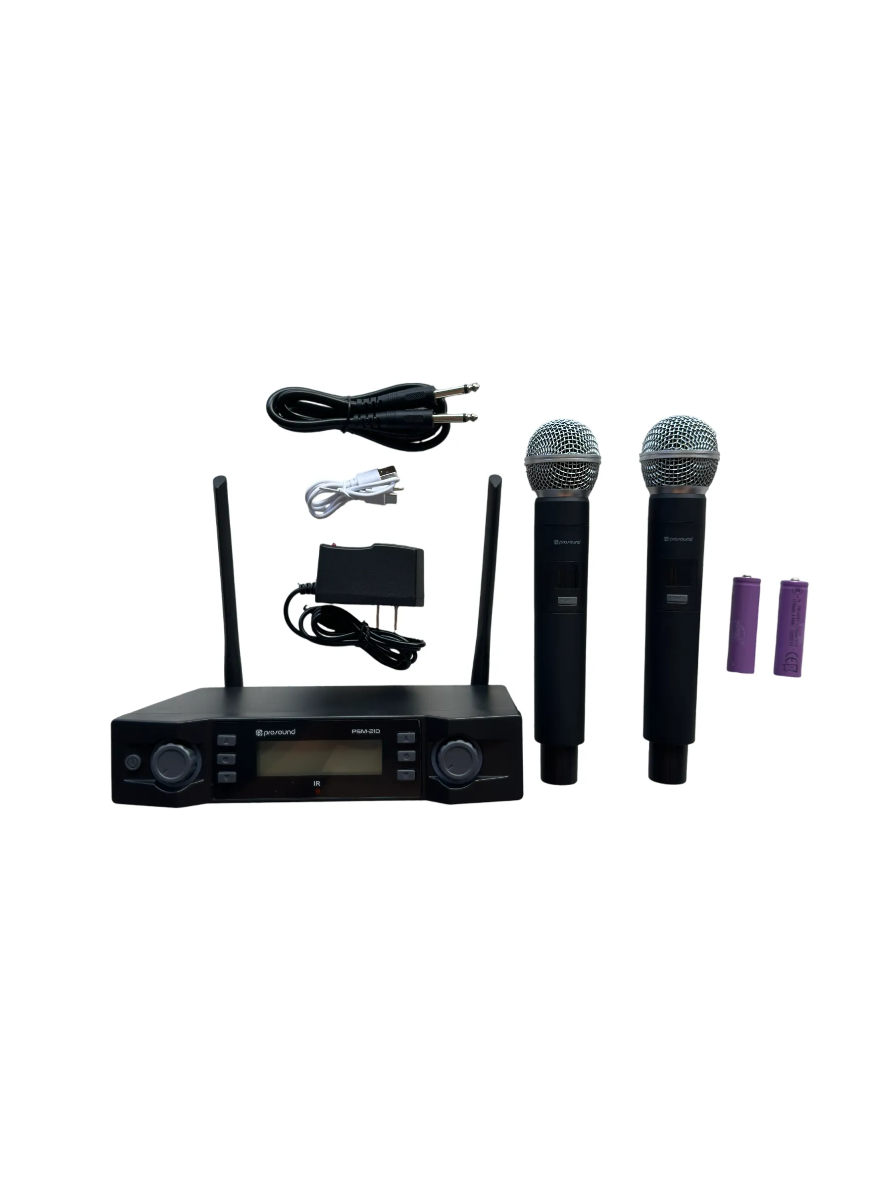 SET DE MICRÓFONOS INALÁMBRICOS UHF PSM-210MM