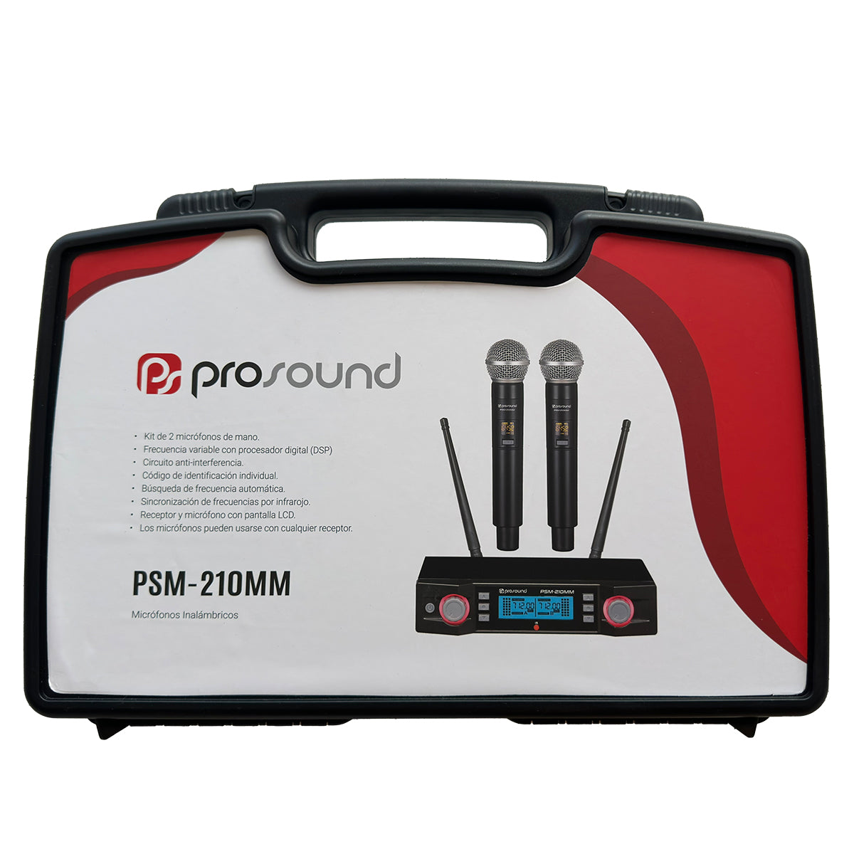 SET DE MICRÓFONOS INALÁMBRICOS UHF PSM-210MM - Imagen 4