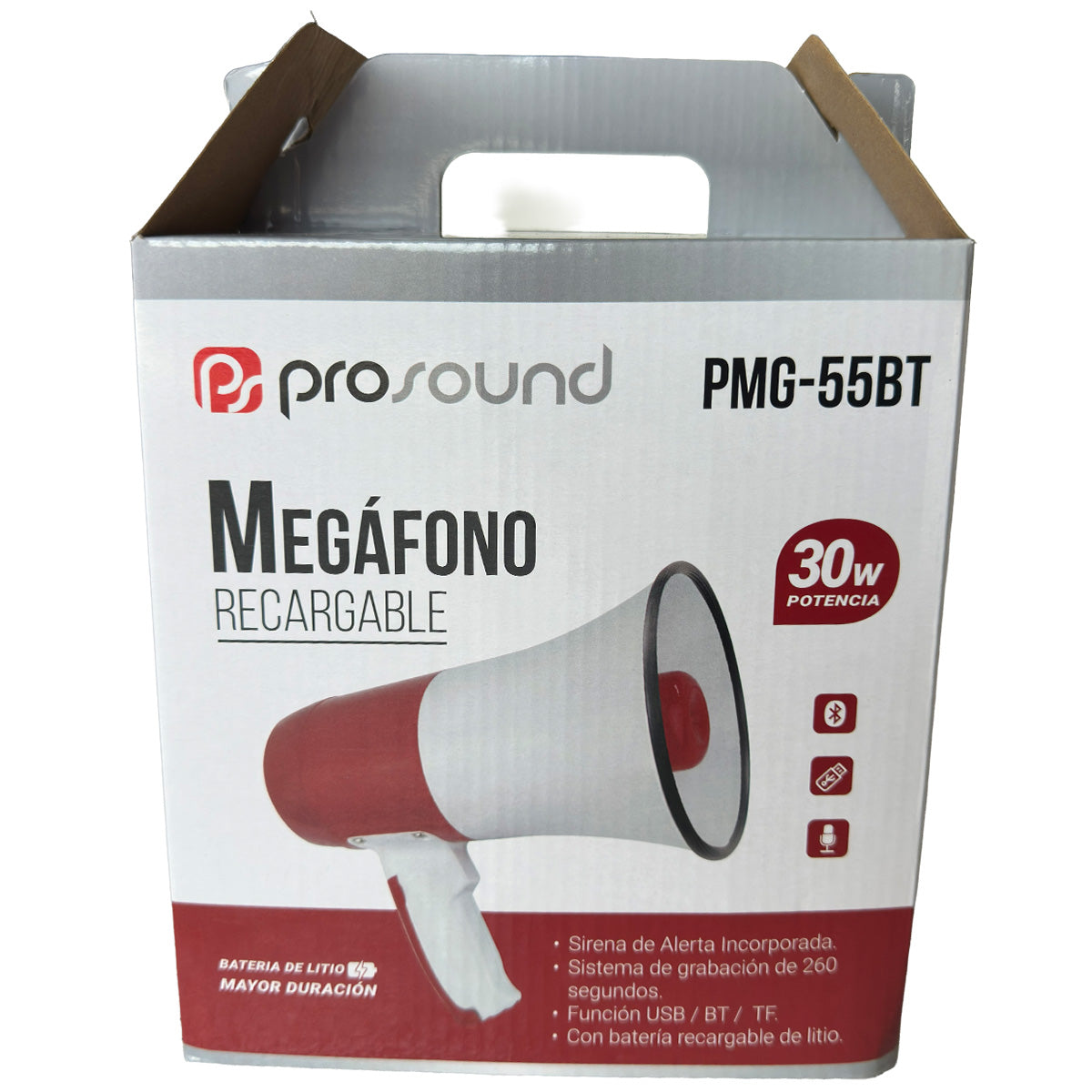 MEGÁFONO DE 5"- 30W PMG-55BT - Imagen 7