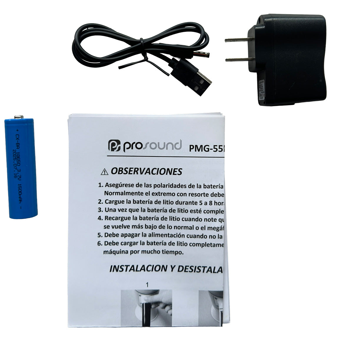 MEGÁFONO DE 5"- 30W PMG-55BT - Imagen 6
